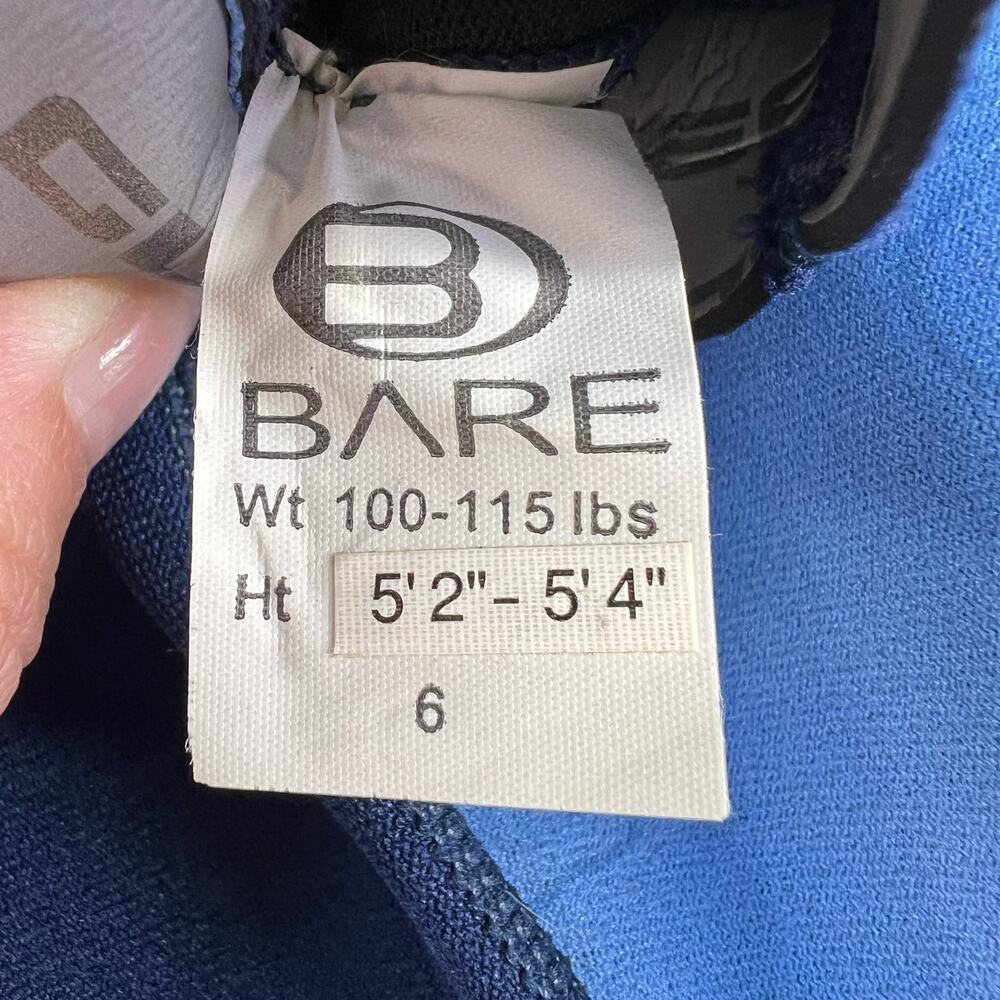 Women’s Shorty Wetsuit - Navy/Light Blue - Picture 12 of 16